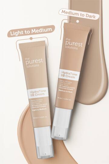 The Purest Solutions Kuru ve Karma Ciltler İçin Yoğun Nemlendirici BB Krem SPF 50+ 40 ml - Açık-Orta Ton - 6