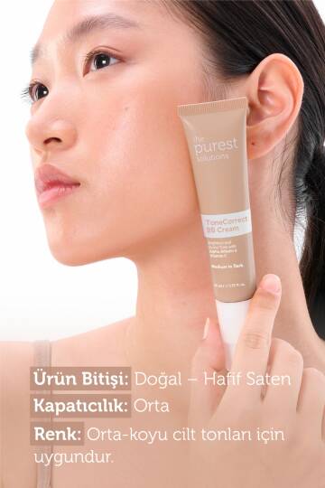 The Purest Solutions Lekeli Ciltler İçin Cilt Tonu Eşitleyici BB Krem SPF50+ 40 ml Orta-Koyu Ton - 2