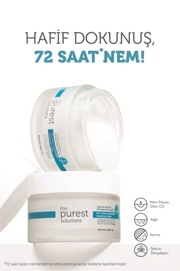 The Purest Solutions Sebum Dengeleyici Günlük Nemlendirici Krem 50 ml - 2