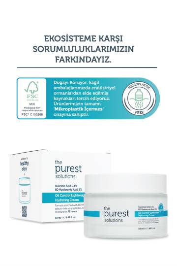 The Purest Solutions Sebum Dengeleyici Günlük Nemlendirici Krem 50 ml - 5