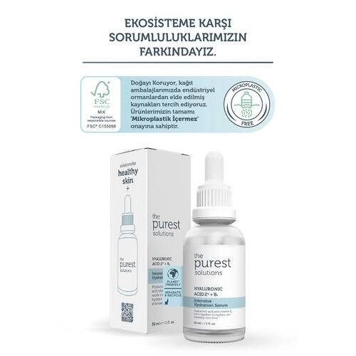 The Purest Solutions Yoğun Nemlendirme Ve Dolgunlaştırıcı Etkili Yenileyici Hyalüronik Asit Cilt Bakım Serumu 30 ml - 5