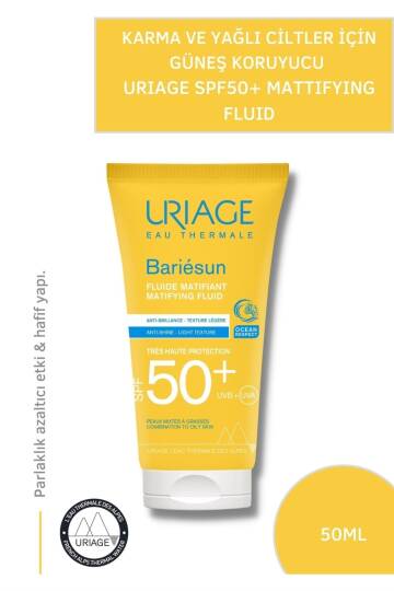 Uriage Bariesun SPF 50+ Mat Fluid Güneş Kremi 50 ml - 3