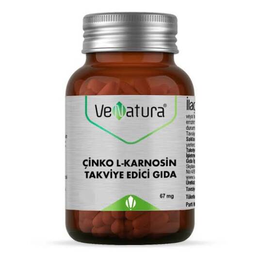 Venatura Çinko L-Karnosin 30 Kapsül