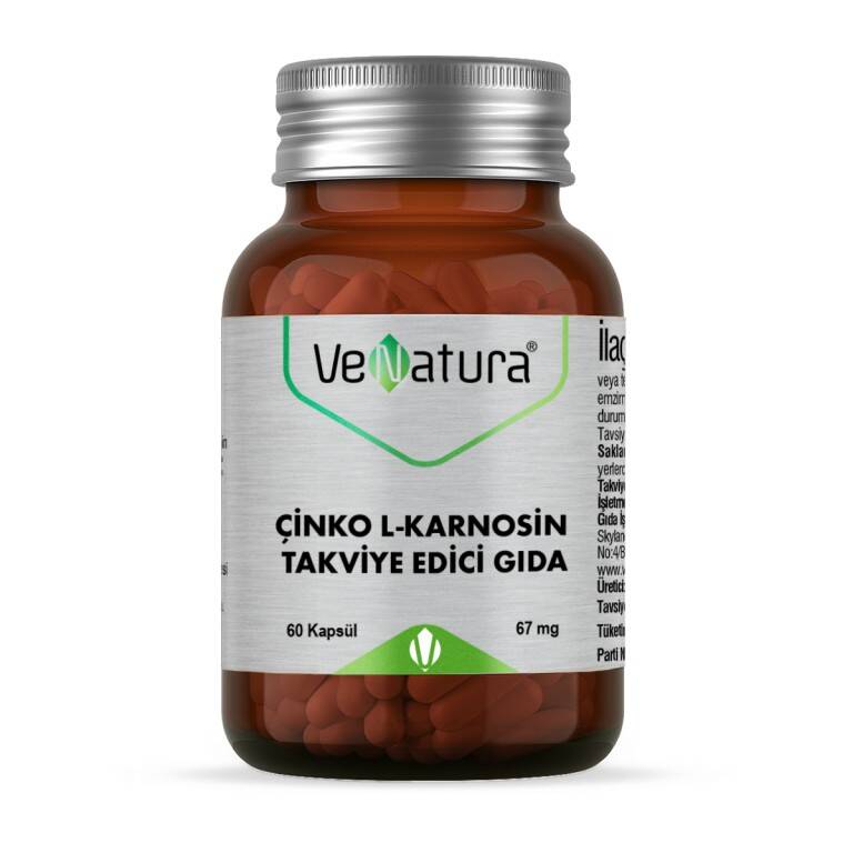 Venatura Çinko L-Karnosin 60 Kapsül - 1