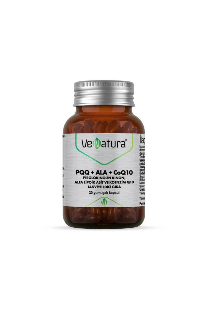 VeNatura PQQ+ALA+KoenzimQ10+Alfa Lipoik Asit 30 Kapsül - 1