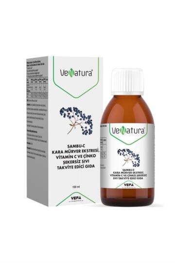 Venatura Sambu-C Karamürver Vitamin C ve Çinko İçerikli Solüsyon 150 ml