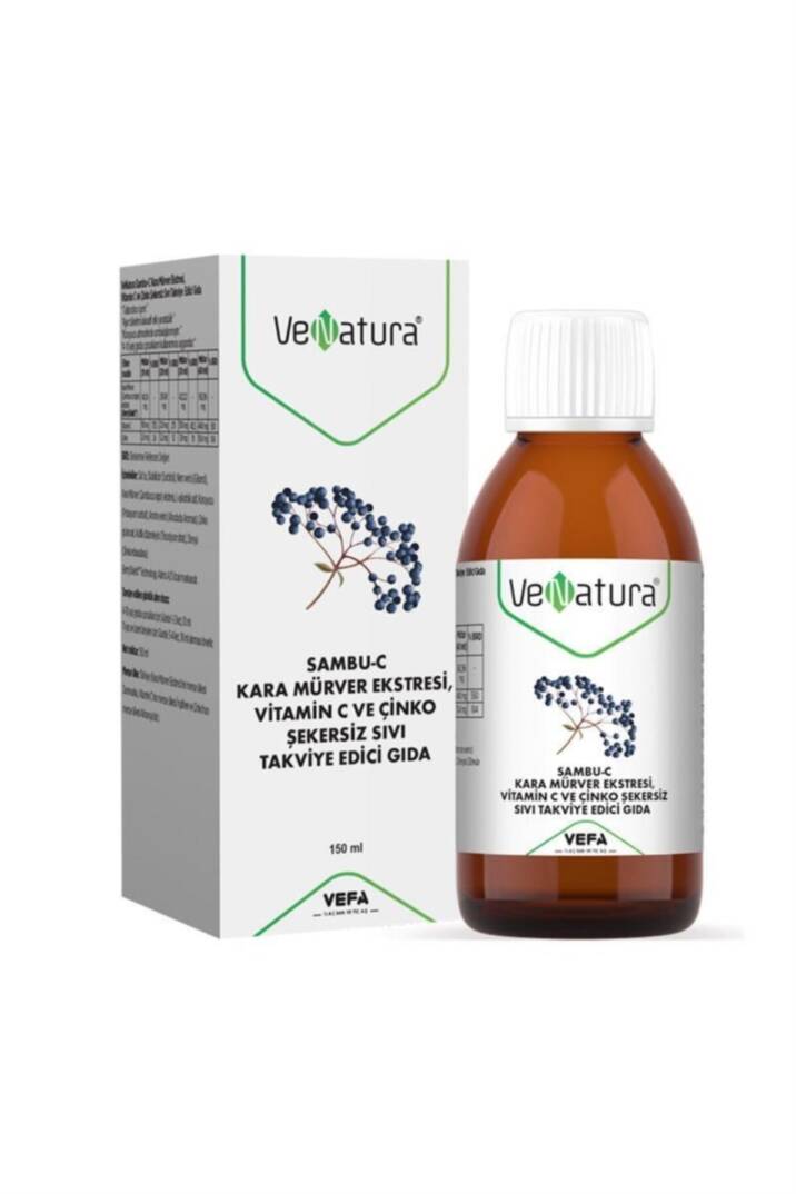 Venatura Sambu-C Karamürver Vitamin C ve Çinko İçerikli Solüsyon 150 ml - 1
