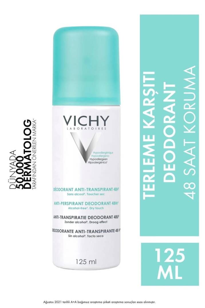 Vichy Anti-transpirant Terleme Karşıtı Deodorant 125ml - 1
