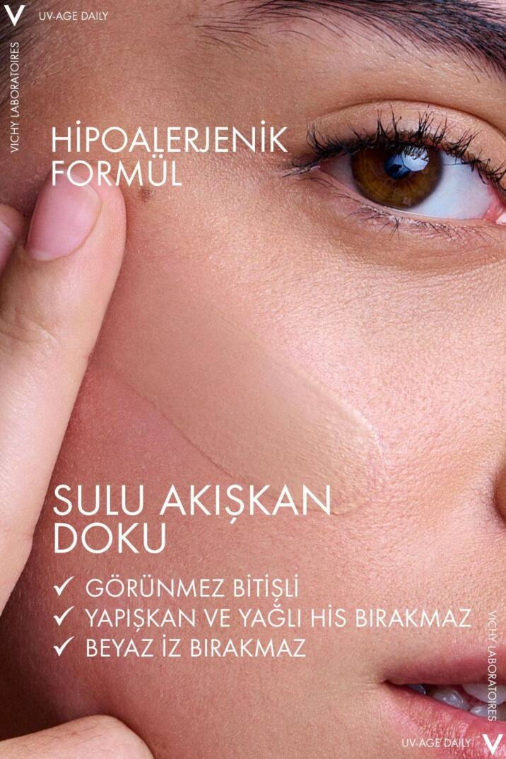 Vichy Capital Soleil Uv Age Daily Foto Yaşlanma Karşıtı Renkli Spf50+ Güneş Koruyucu Krem - 3