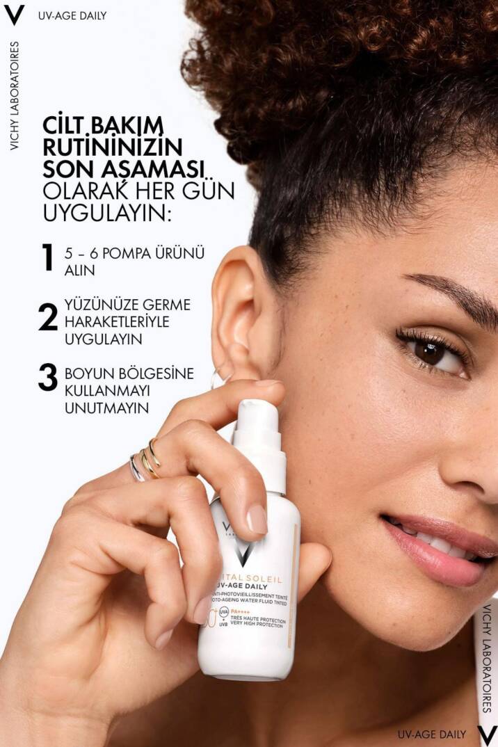 Vichy Capital Soleil Uv Age Daily Foto Yaşlanma Karşıtı Renkli Spf50+ Güneş Koruyucu Krem - 4