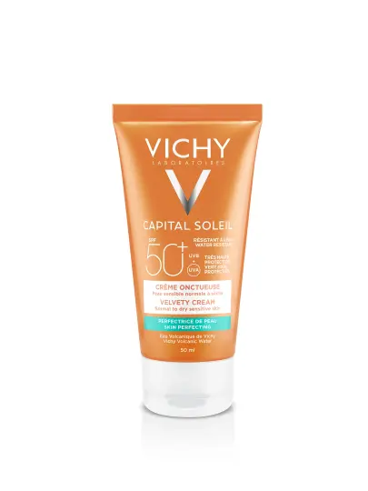 Vichy Capital Soleil Velvety Cream Çok Yüksek Korumalı Yüz Güneş Kremi Spf 50 , 50 ml