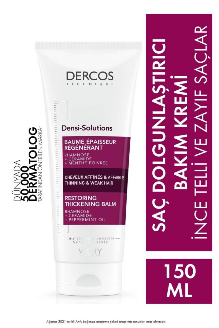Vichy Dercos Densi Solutions Dolgunlaştırıcı Saç Kremi 150 ml - 1