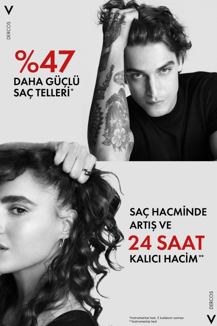 Vichy Dercos Energy+ Saç Dökülmesi Karşıtı Şampuan - 500 ML Yeniden Dolum Paketi - 6