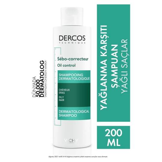 Vichy Dercos Sebum Control Shampoo 200 ml