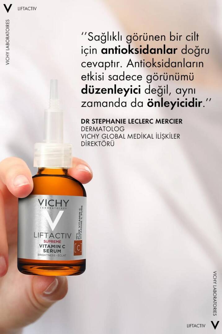 Vichy Liftactiv Supreme %15 Saf C Vitamini Aydınlatıcı Antioksidan Serum 20 Ml - 4
