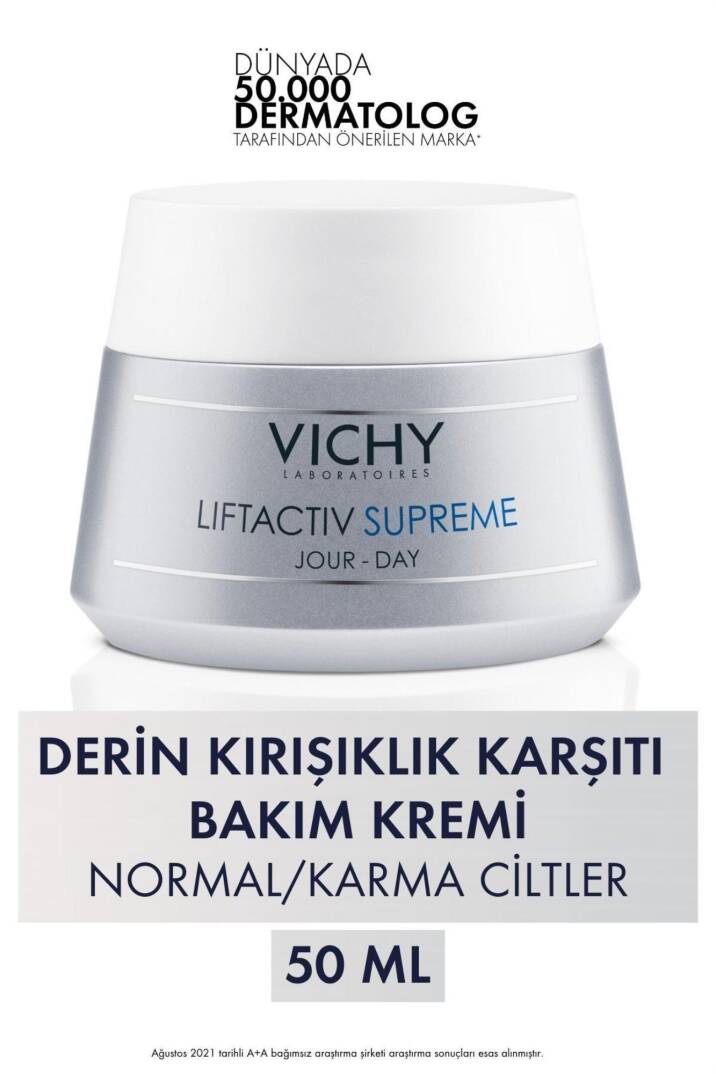 Vichy Liftactiv Supreme Anti-aging Çizgi Bakımı Normal Ve Karma Cilt Nemlendirici Krem 50ml - 1