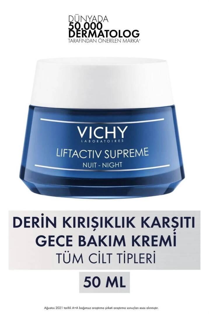 Vichy Liftactiv Supreme Gece Bakım Kremi 50 Ml - 1