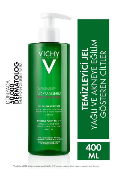 Vichy Normaderm Phytosolution Arındırıcı Yüz Temizleme Jeli, Yağlı ve Karma Ciltler 400 ml