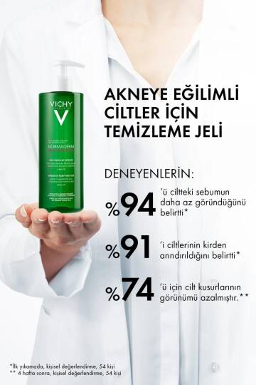 Vichy Normaderm Phytosolution Arındırıcı Yüz Temizleme Jeli, Yağlı ve Karma Ciltler 400 ml - 5
