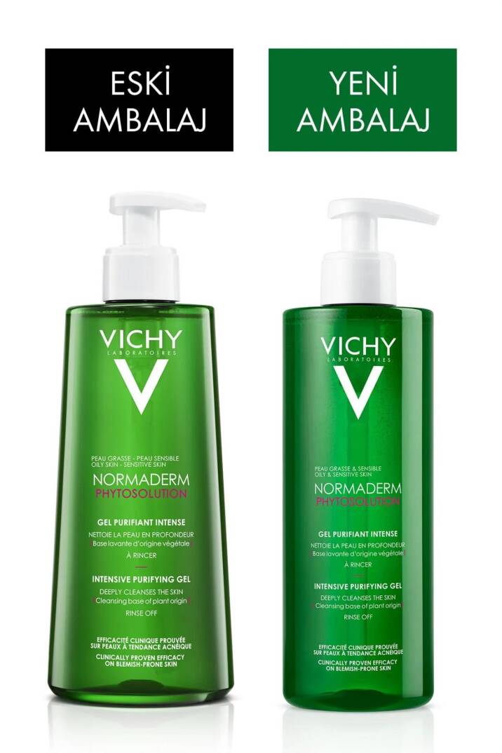 Vichy Normaderm Phytosolution Arındırıcı Yüz Temizleme Jeli, Yağlı ve Karma Ciltler 400 ml - 7