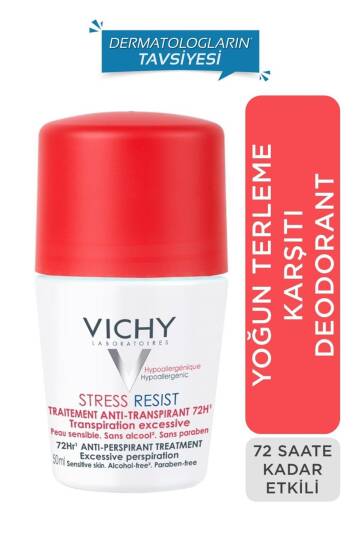 Vichy Yoğun Terleme Karşıtı 72 Saat Etkili Roll-On 50 ml - 2