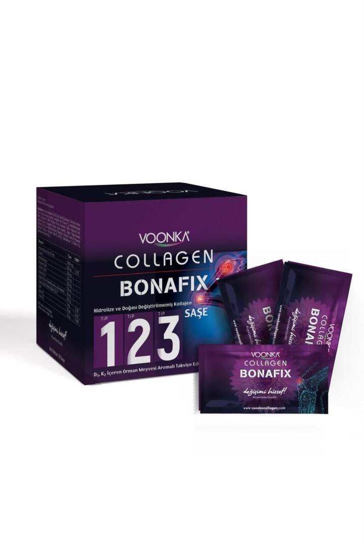 Voonka Collagen Bonafix 30 Saşe ( Orman Meyvesi Aromalı Formül ) Yeni - 1
