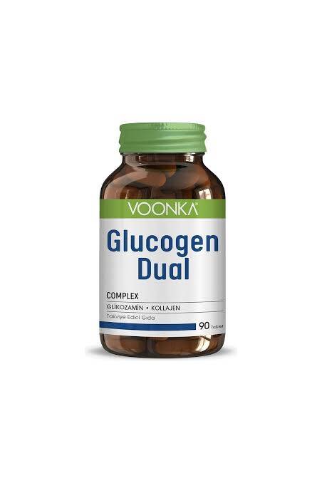 Voonka Glucogen Dual Glikozamin Sülfat ve Kollajen 90 Tablet - 1
