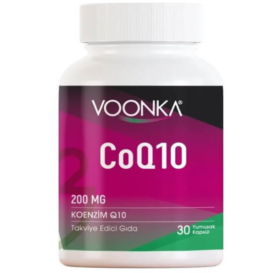 Voonka Koenzim CoQ10 200 mg 30 Kapsül - 1