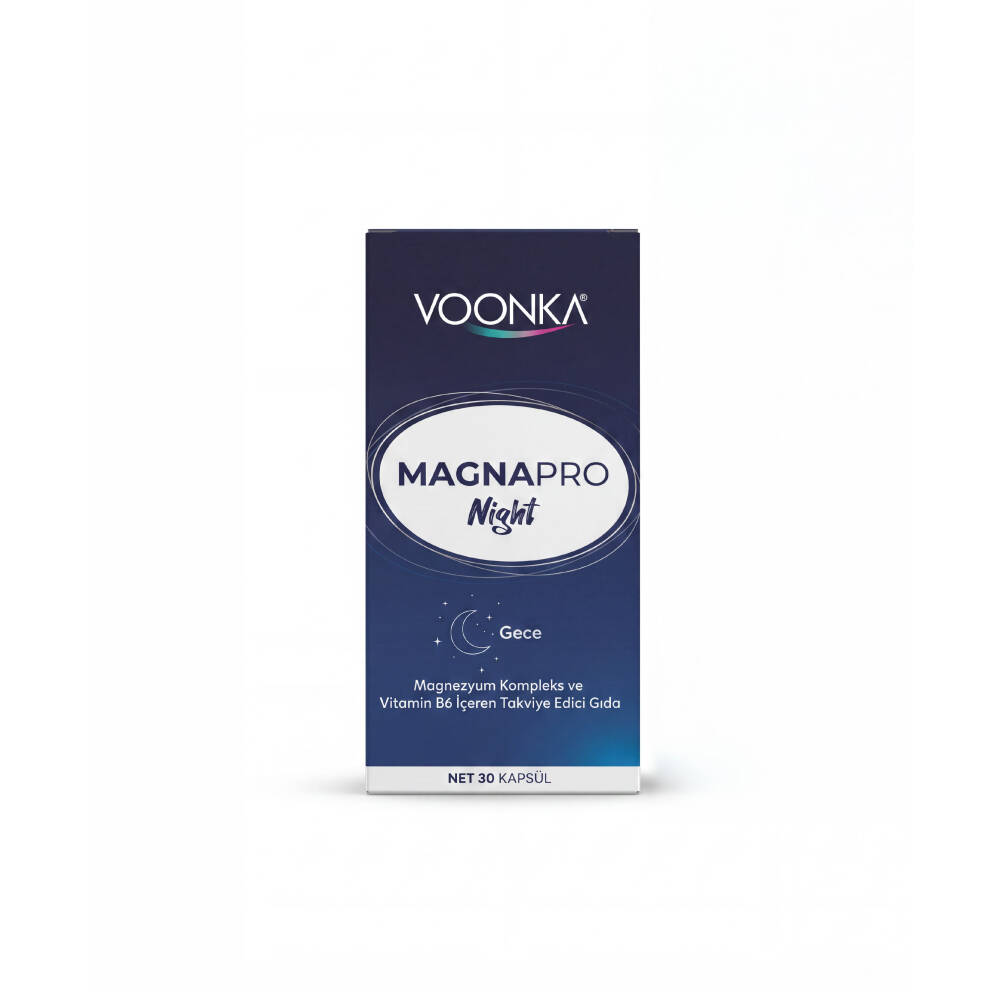 Voonka Magnapro Night Magnezyum Kompleks 30 Kapsül - 1