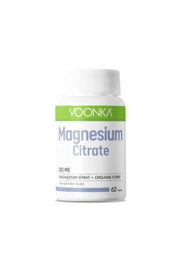 Voonka Magnezyum Sitrat 200mg 60 Tablet