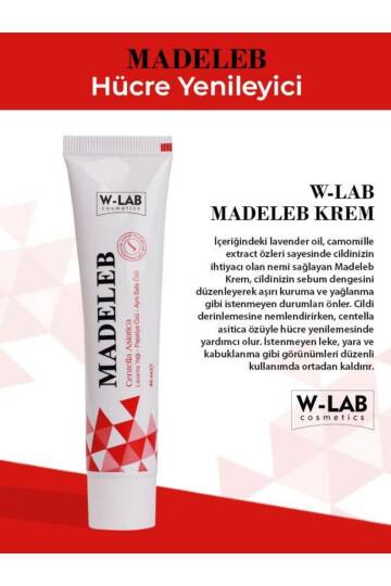 W-lab Madeleb Cilt Yenileyici Krem 40 ml - 2
