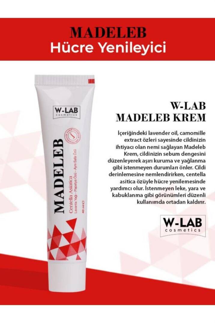 W-lab Madeleb Cilt Yenileyici Krem 40 ml - 2
