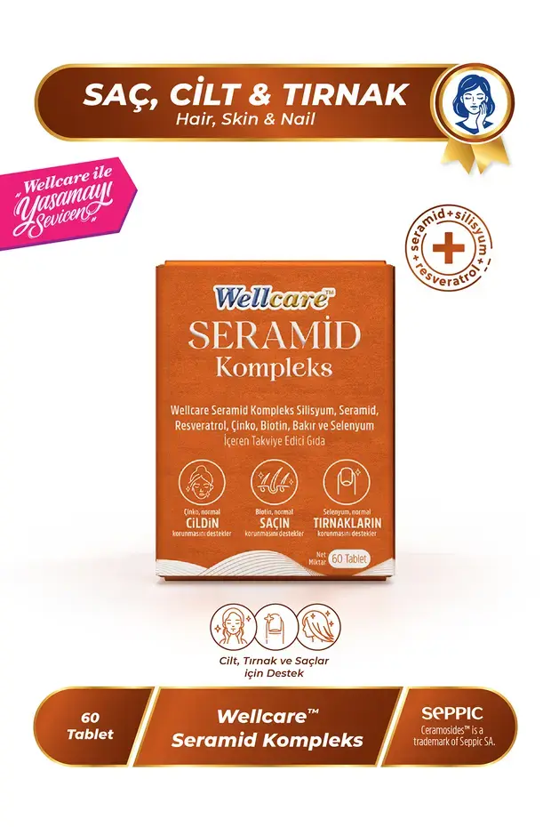 Wellcare Seramid Kompleks 60 Tablet - 1