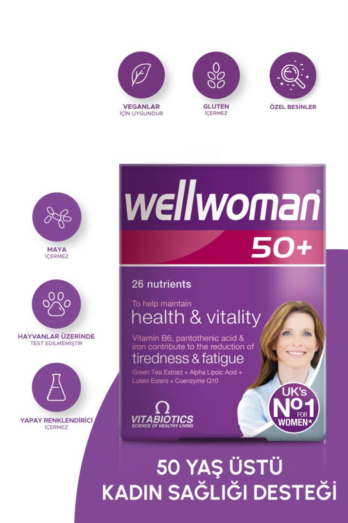 Wellwoman 50 Yaş Üstü 30 Tablet - 1
