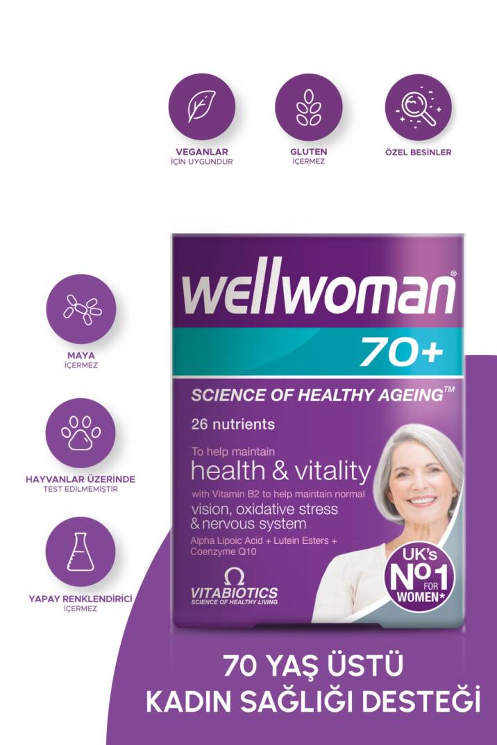 Wellwoman 70 Yaş Üstü 30 Tablet - 1
