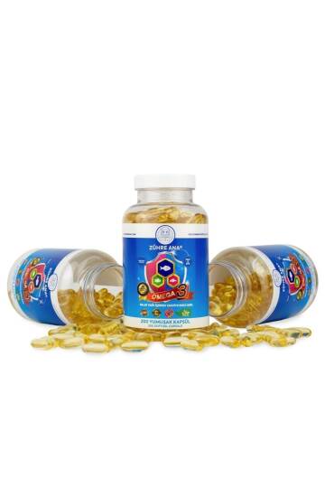 Zühre Ana Omega 3 Balık Yağı - 200 Kapsül (1300 Mg) - 3